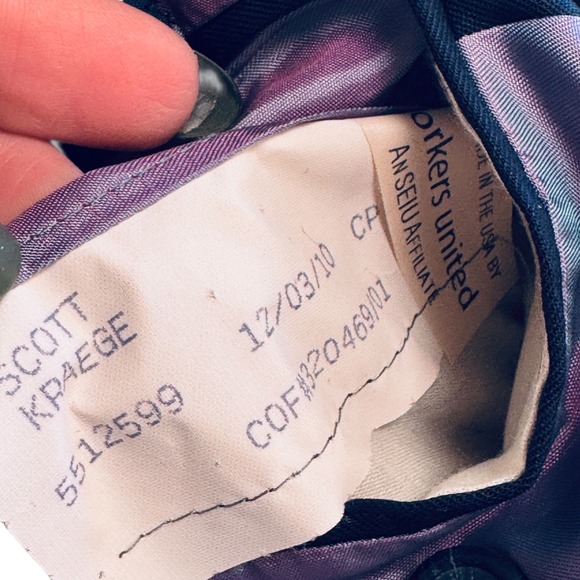 Tom James Executive Collection Mens Blazer Jacket Navy Blue Holland Sherry 40R - Picture 12 of 13